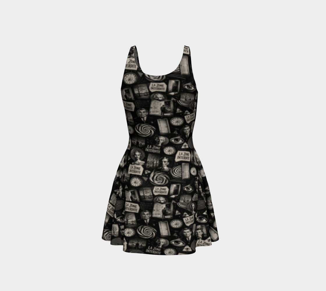 Robe Évasée Retro Psychédélique La Zone Interdite