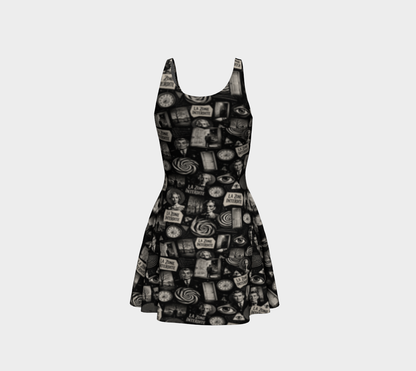 Robe Évasée Retro Psychédélique La Zone Interdite