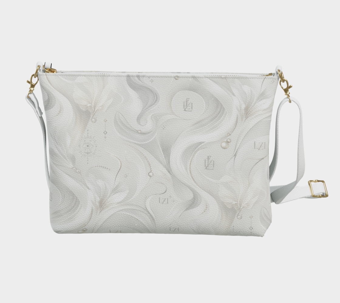 Sac bandoulière en cuir végane LZI Voile de Lune
