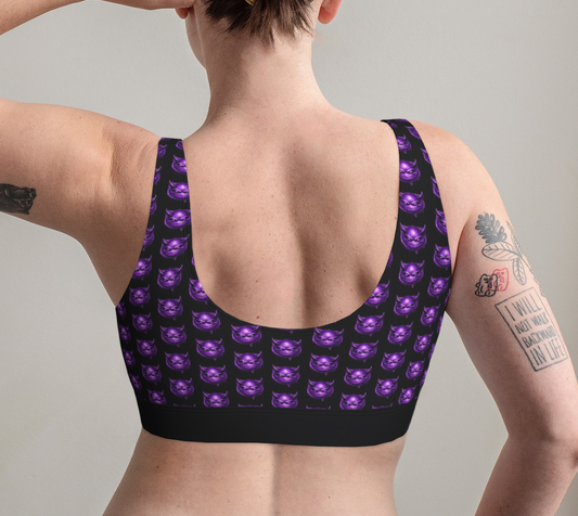 Brassière échancrée Emoji Purple Devil