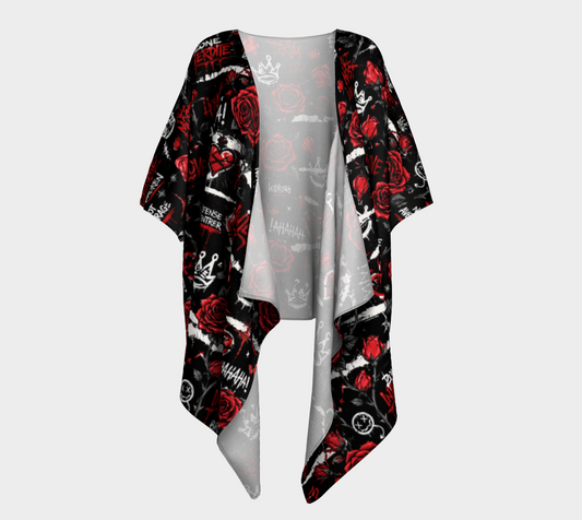 Kimono Drapé Rose Interdite