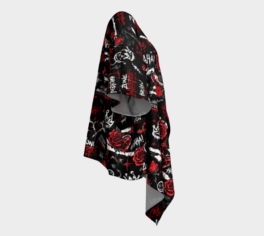 Kimono Drapé Rose Interdite