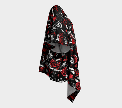 Kimono Drapé Rose Interdite