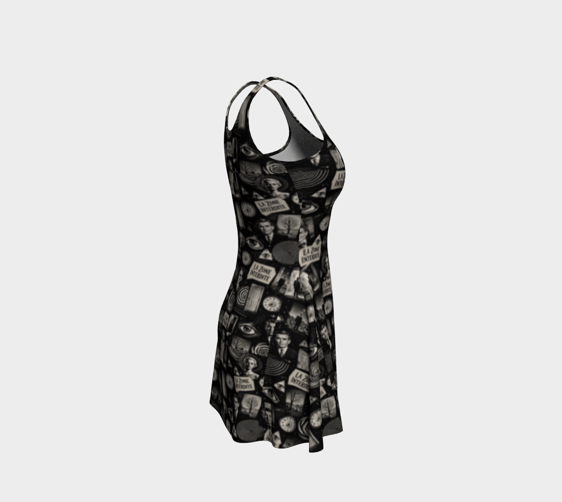 Robe Évasée Retro Psychédélique La Zone Interdite