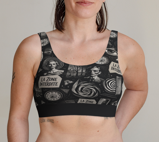 Brassière échancrée Retro Psychédélique
