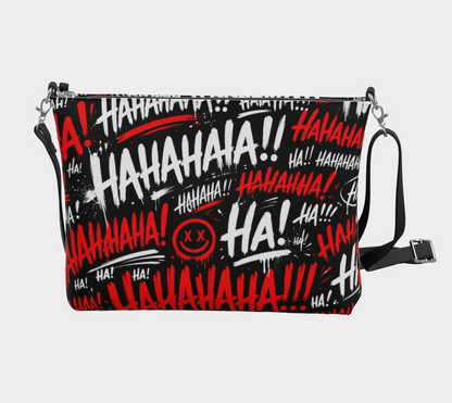 Sac bandoulière en cuir végane HahaHaHa!