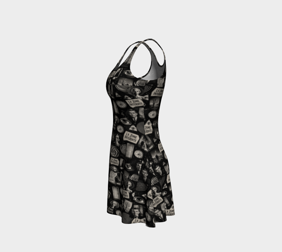 Robe Évasée Retro Psychédélique La Zone Interdite