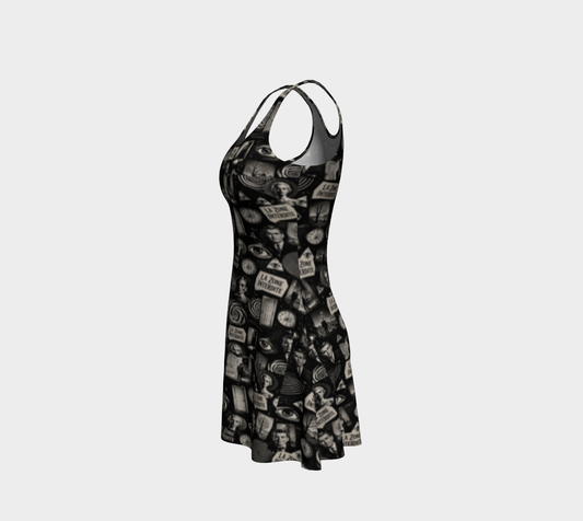 Robe Évasée Retro Psychédélique La Zone Interdite